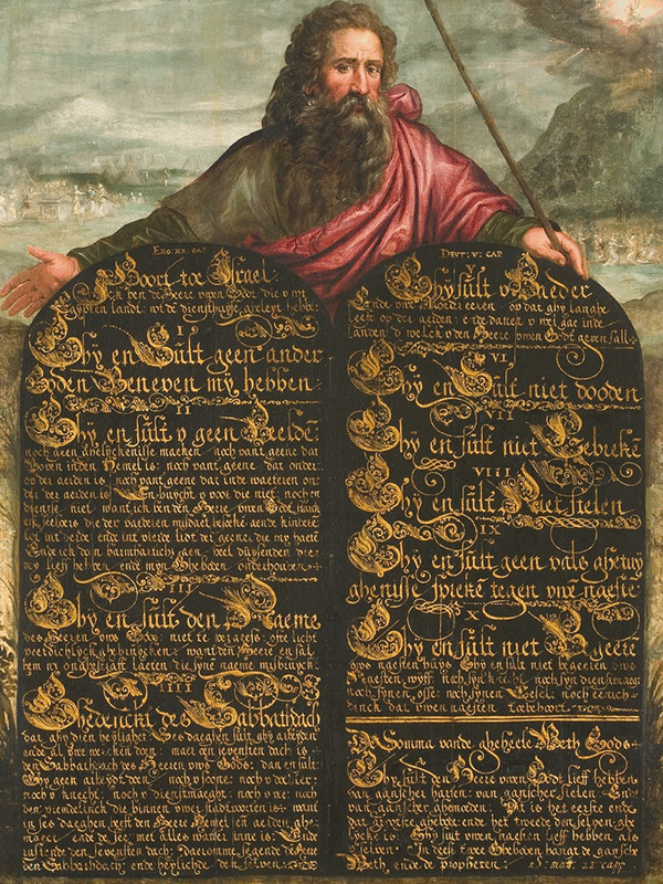 Moïse et les tables de la loi